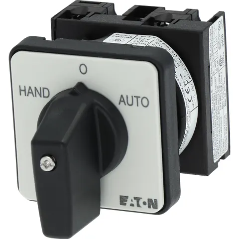 T0 Series Control Switch 20A Hand-0-Auto IP65 Panel Mount - 019872 – image 2
