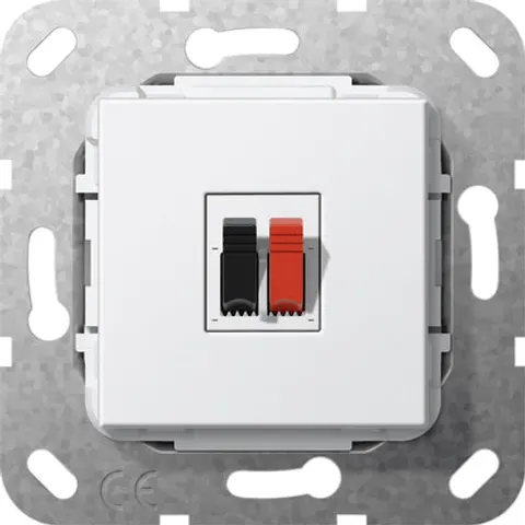 Gira System 55 Single Speaker Connection Insert White - 569203 – image 2