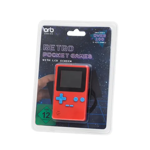 Retrokonsole Retro Konsole Handheld rot – Bild 2