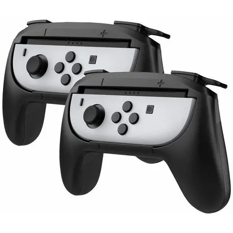 Twin Controller Game Grips, Schwarz – Bild 2