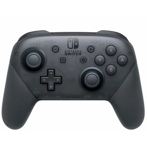 Nintendo SWITCH Controller "Pro", schwarz, B:15,2cm H:10,6cm T:6cm, Spielecontroller, Controller – Bild 3