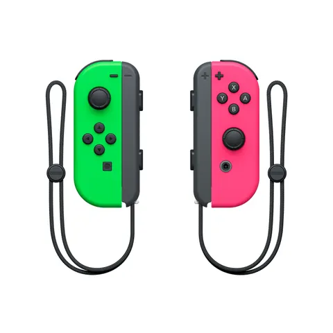 Joy Con 2er Set, neon-grün/neon-pink Nintendo Switch Controller – Bild 2