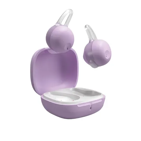 OWS-Ohrhörer mit Bügel und Ladecase, Rosa – Bild 2