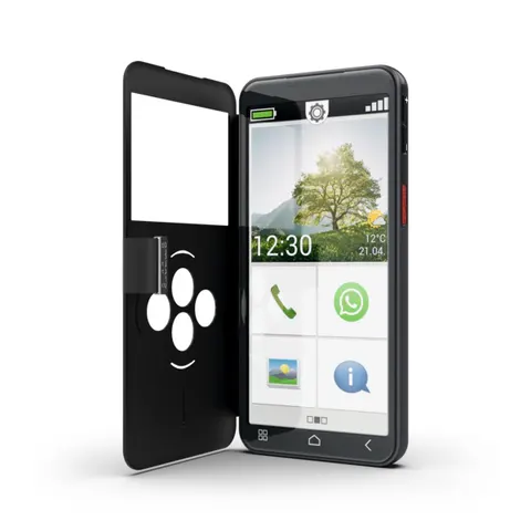 SMART.7lite, Schwarz Smartphone – Bild 2