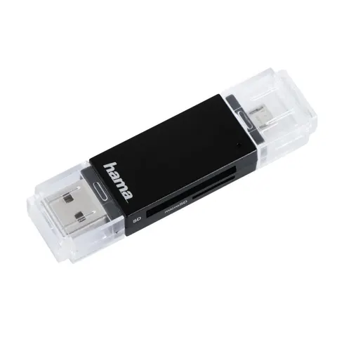 "USB-2.0-OTG-Kartenleser ""Basic"", SD/microSD, Schwarz (00181056)" – Bild 2