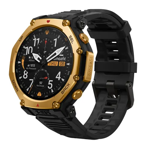 T-Rex 3 Pro, 44mm, Black Gold Smartwatch – Bild 2