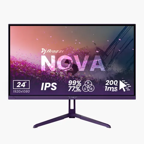 Arozzi TFT Nova 24" IPS 200Hz lila – Bild 2