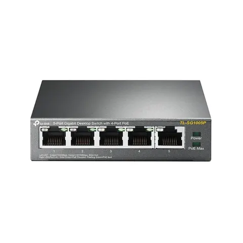 TP-Link TL-SG1005P – Schwarz – Bild 4