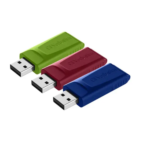 VERBATIM USB-Stick Slider, 16 GB, 3er Pack – Bild 3