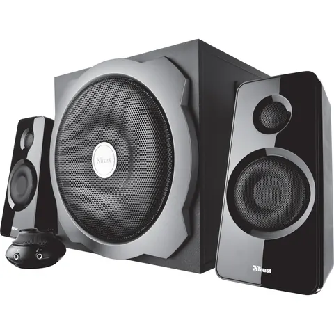 TRUST Tytan 2.1 Subwoofer Speaker Set, schwarz – Bild 2