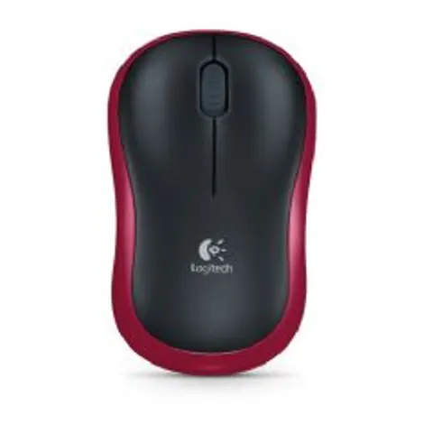 Logitech M185 kabellose Maus - rot – Bild 2