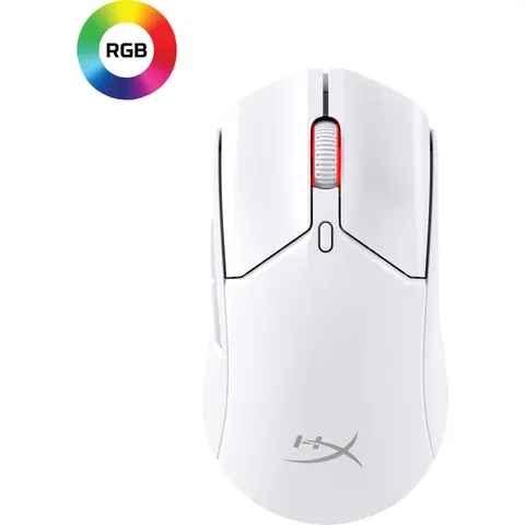 HyperX Pulsefire Haste 2 Wireless Gaming Maus (Weiß) – Bild 4
