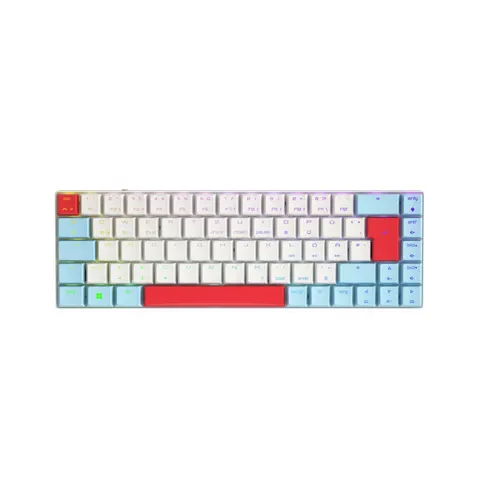 CHERRY MX-LP 2.1 Compact Wireless - Weiß / Blau / Rot – Bild 3