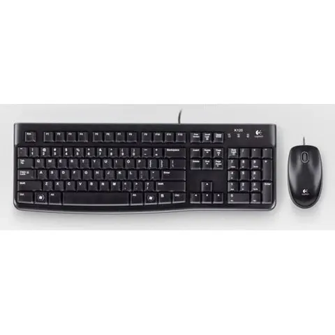 Logitech USB Keyboard+Mouse MK120 black – Bild 2