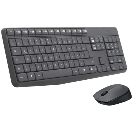 Logitech Wireless Keyboard+Mouse MK235 black retail – Bild 4