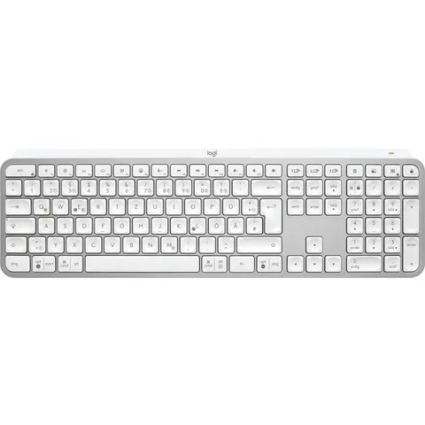 Logitech MX Keys S kabellose Tastatur – Hellgrau – Bild 2