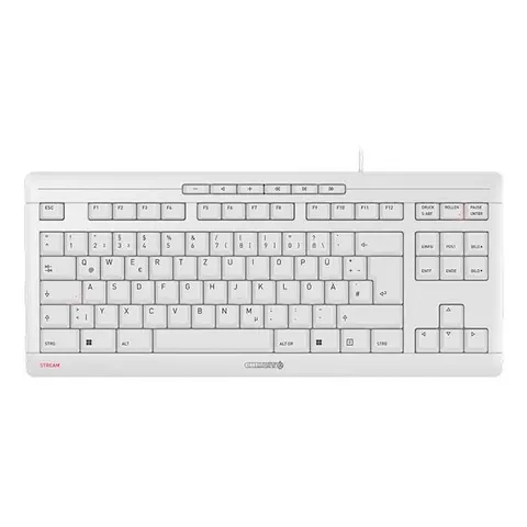 CHERRY Stream Tastatur TKL – Hellgrau – Bild 5