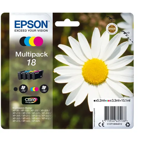Epson 18 (C13T18064010) - 4-farbig - Druckerpatrone - Multipack – Bild 4