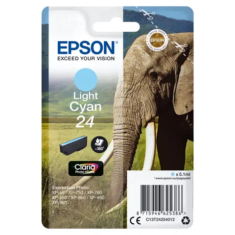 Epson 24 (C13T24254012) - Hellcyan - Druckerpatrone – 625386 – Bild 2