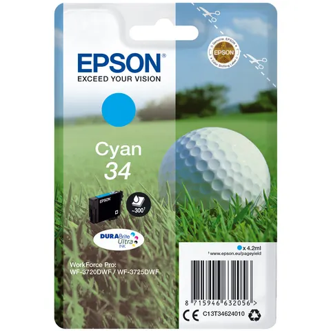 EPSON 2LB Singlepack Cyan 34 Ink – Bild 4