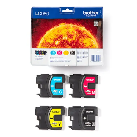 Brother LC-980VALBP - 4-farbig - Druckerpatrone - Multipack – Bild 3