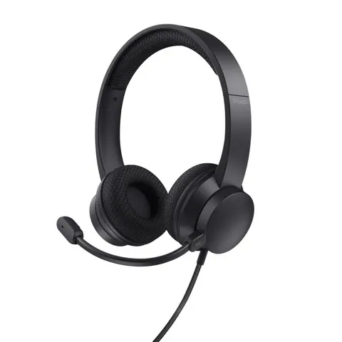 Trust Ayda USB-ENC PC Headset – Schwarz – Bild 4