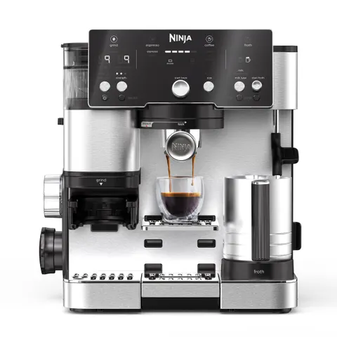 ES501EU Luxe Café Essential Siebträger-Espressomaschine – schwarz – Bild 3