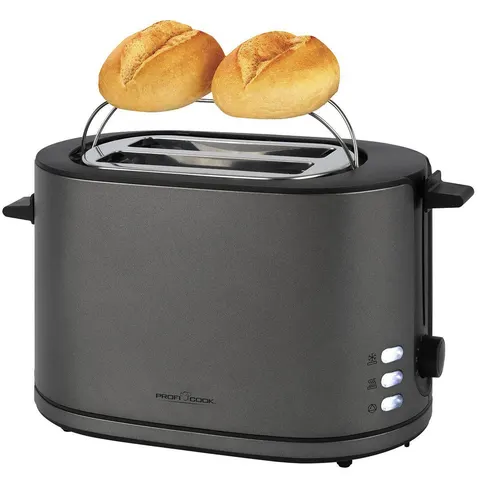 PROFI COOK 2-Scheiben-Toaster PC-TA 1291, graphit – Bild 2