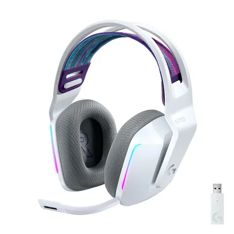 Logitech G733 LIGHTSPEED weiß – Bild 3