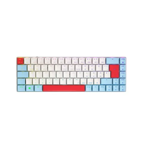 CHERRY MX-LP 2.1 Compact Wireless - Weiß / Blau / Rot – Bild 2