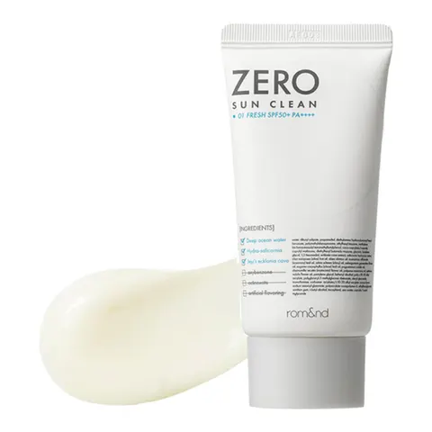 rom&nd Zero Sun Clean 01 Fresh – Blå 50 – Bild 2