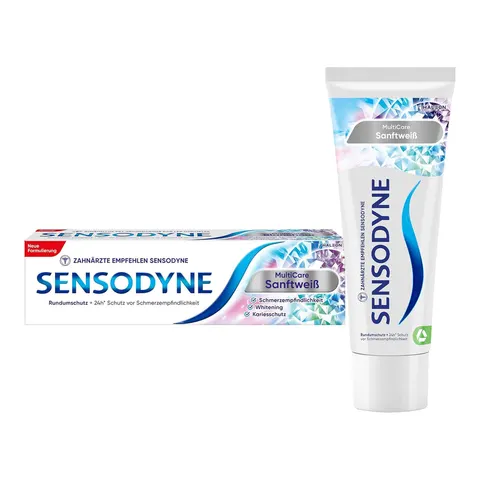 Sensodyne Multicare Sanftweiß Zahnpasta – Bild 2