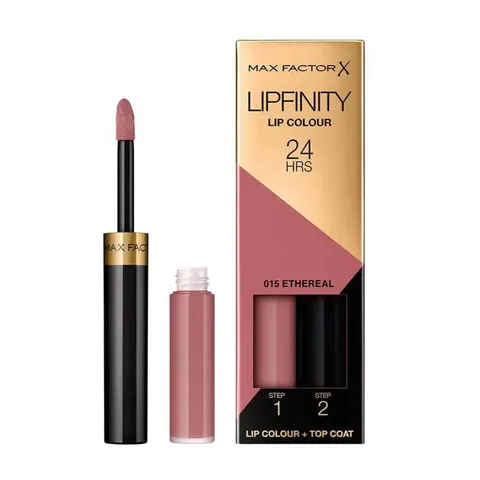 Max Factor Lipfinity 2-Step Long Lasting Lipstick 015 Ethereal – Rosa – Bild 2