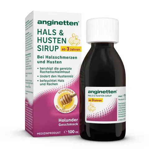 anginetten HALS & HUSTEN SIRUP 100 ml Sirup – Bild 2