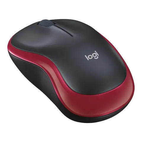 Logitech Wireless Mouse M185 red – Grau – Bild 2
