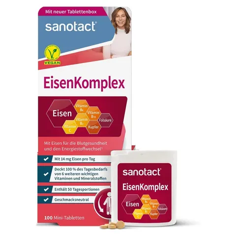 sanotact EisenKomplex 100 St Tabletten – Bild 2