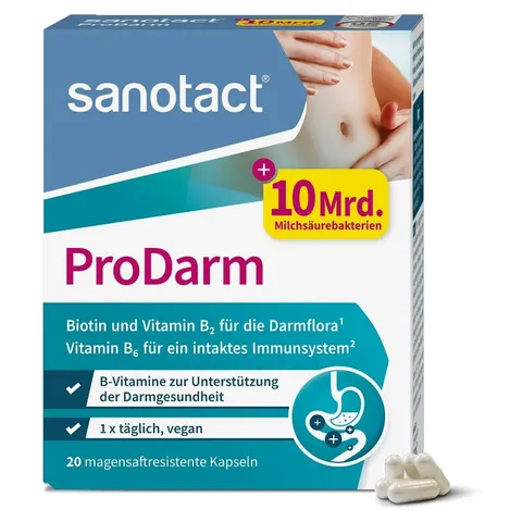 Sanotact Prodarm Magensaftresistente Hartkapseln – Bild 2