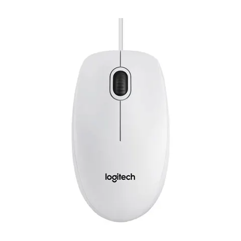 Logitech USB Mouse B100 white – Weiß – Bild 2