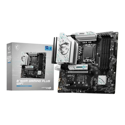 MSI B760M Gaming Plus Wifi – Schwarz – Bild 2