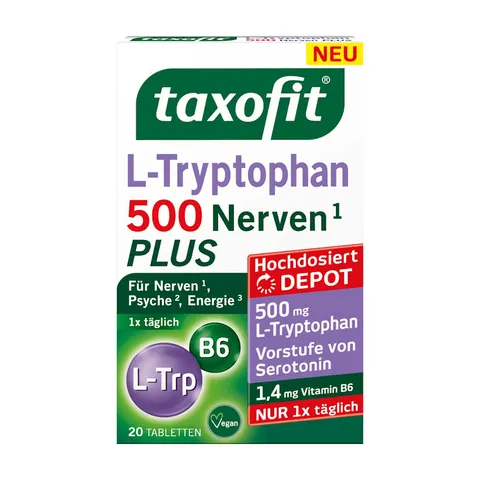Taxofit L-tryptophan 500 Tabletten – Bild 2