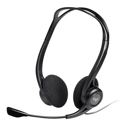 Logitech 960 USB Headset, Schwarz, On-Ear, Kabelgebunden – Bild 2