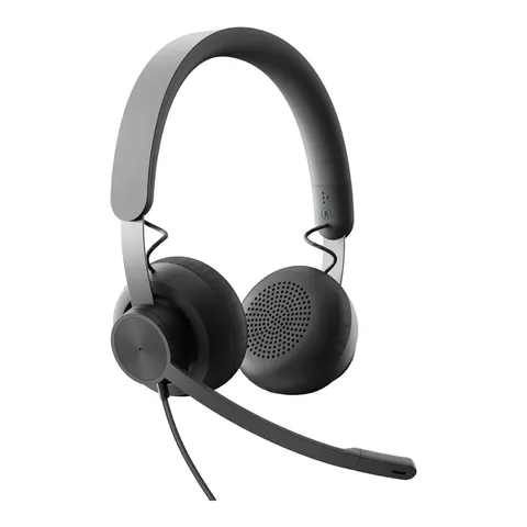 Logitech Headset Zone Wired MS Teams graphite – Grau – Bild 2