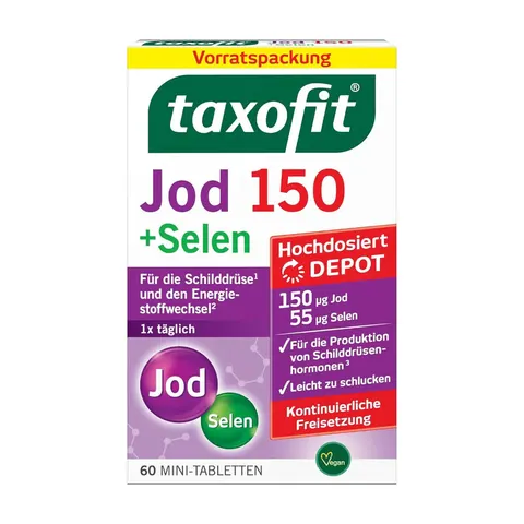 Taxofit Jod 150+Selen Tabletten – Bild 2