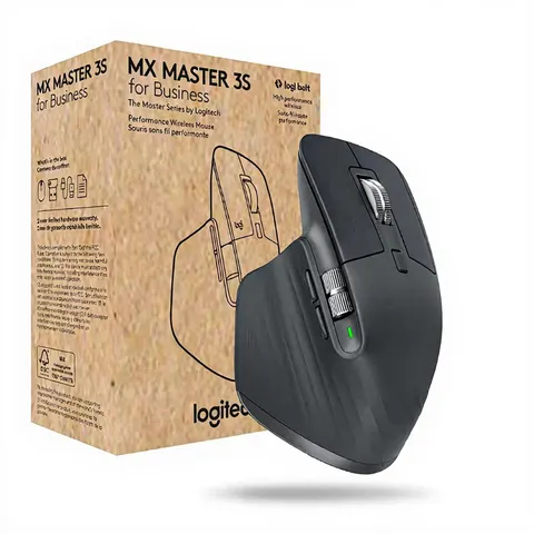 Logitech Wireless Mouse MX Master 3S f. business graphite – Bild 2