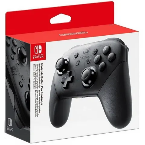 Nintendo SWITCH Controller "Pro", schwarz, B:15,2cm H:10,6cm T:6cm, Spielecontroller, Controller – Bild 2