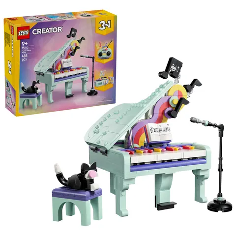 LEGO Creator Deko-Klavier mit Katze – Bild 2