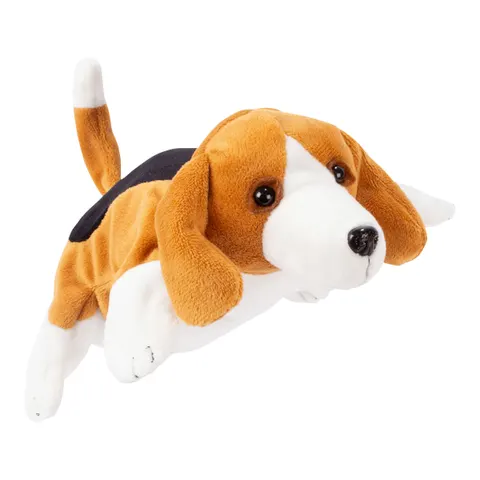 Beleduc Handpuppe Hund – braun – Bild 2