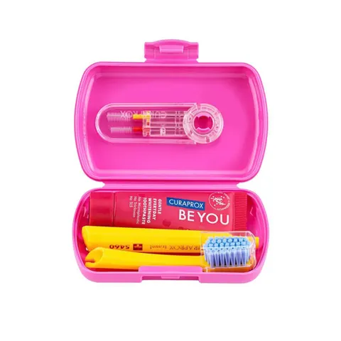 Curaprox Travel-Set Be You – rosa – Bild 2