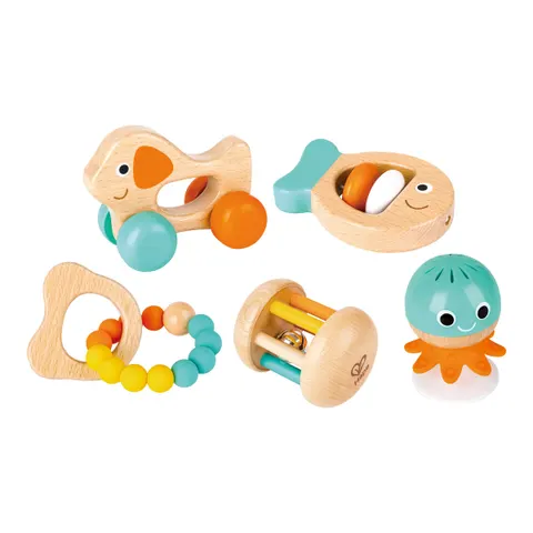 Hape Rassel Sensorik-Set 5-teilig – mehrfarbig – Bild 2