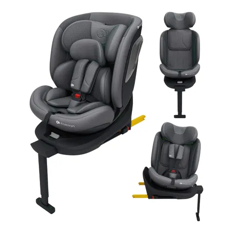 Kinderkraft Kindersitz I-360 2 PLUS – grau – Bild 2